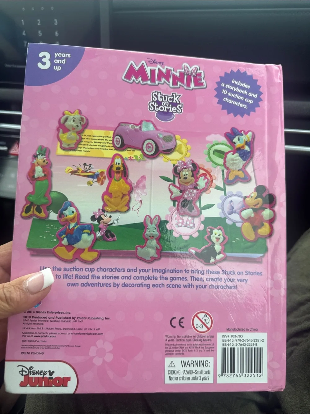 Disney Minnie & Friends Pink Suction Cup Story Set